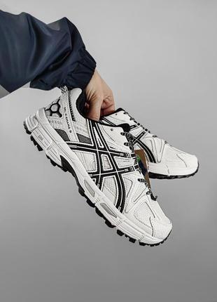 Кросівки asics gel kahana 8 black/white асік гель кахана кросовки