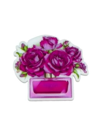 Середина для бантика (кабошон), цветы, 4 см. шт, ассорти