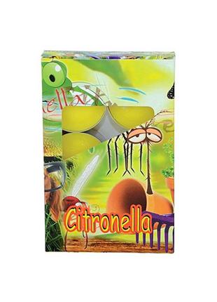 Свічки антимоскітні з цитронеллою, 6 шт pro120