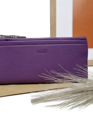 Гаманець жіночий стильний молодіжна штучна шкіра фіолетовий арт.c-8998 violet saralyn (54)