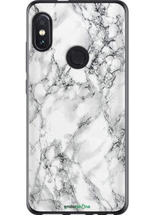 Чехол на xiaomi redmi note 5 мрамор белый "4480u-1516-8094", надежная защита на телефон