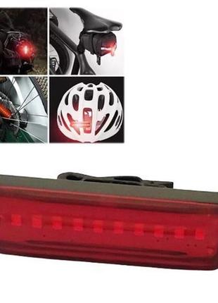 Велофонарь xfl-102-10smd, стоп-сигнал на заднюю раму велосипеда, фонарь для велосипеда с акб