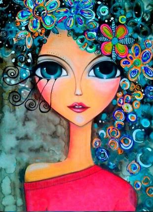 Алмазная мозаика santi волшебница, 30*40см (холст)