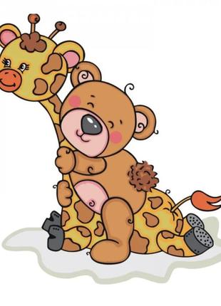 Картина за номерами найкращі друзі, 30х30 см