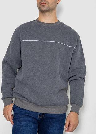 Батник чоловічий на флісі, колір сірий, 244r2556