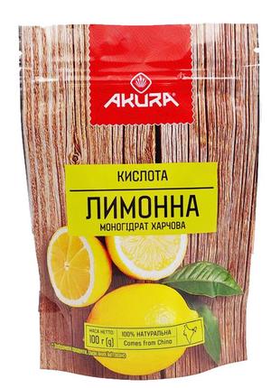 Лимонная кислота тм "akura" 100г