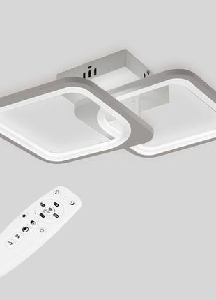 Стельова led люстра, світлодіодний світильник білий sunlight w8036/2