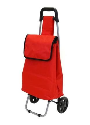 Сумка на колёсах для покупок большая skk-02 (50*30*18) salemarket
