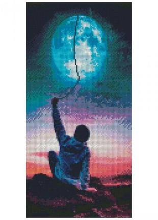 Алмазна вишивка дістати до місяця, 50х25см, на підрамнику