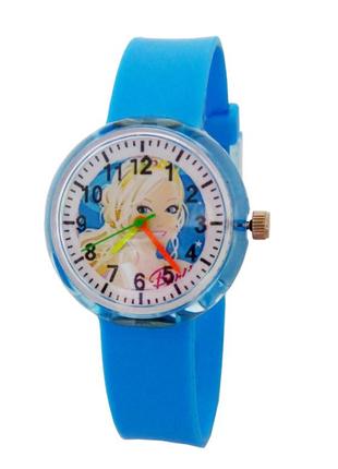 Часы детские наручные для девочек барби baby 227blue1