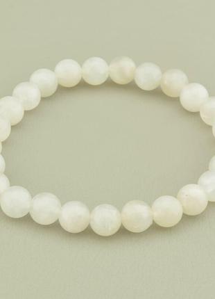 Браслет  лунный камень 18 см.