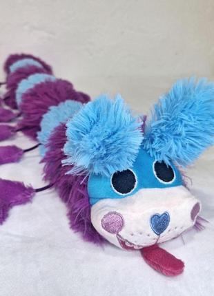 Гусениця мопс собака пі джей велика іграшка хагі 60 см різнокольорова