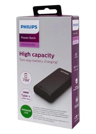 Powerbank, повербанк 20000 mah для телефону, power bank портативна мобільна зарядка, повербанк для смартфона