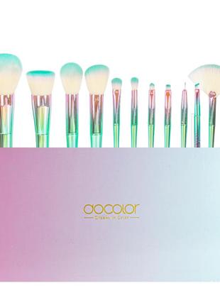 Набір пензлів для макіяжу docolor fantasy ii synthetic brush set 11 шт