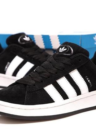 Женские кроссовки adidas campus 00s black white 39