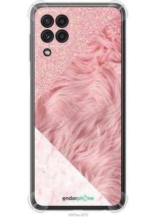 Чохол на samsung galaxy a22 a225f рожеві текстури "4343sp-2270-8094", надійний захист для мобільних телефонів