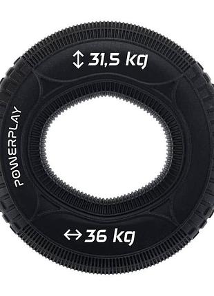 Еспандер кистьовий силіконовий powerplay pp-4330 hand grip loops hard 31.5-36 кг. чорний