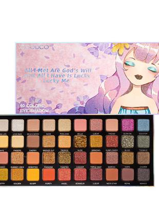 Палетка теней для век igoodco eye shadow 40 colors 40 оттенков