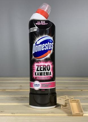 Гель для видалення накипу domestos zéró pink wc 750 мл.