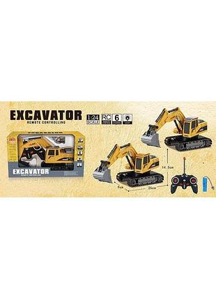 Екскаватор на радіокеруванні 555-6,акумулятор,підсвітка