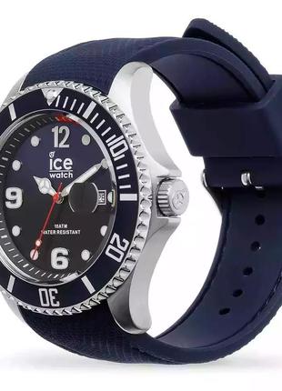 Кварцовий годинник ice-watch 015774. унісекс з циферблатом та синім силіконовим ремінцем. розпродаж.