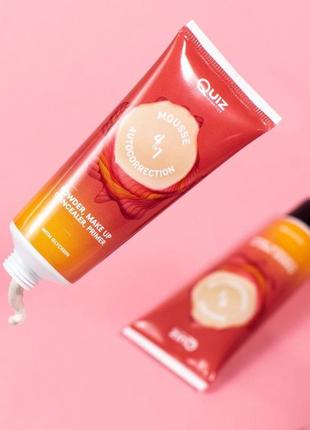 Мус-коректор для обличчя quiz cosmetics - тональний крем, консилер, праймер, пудра