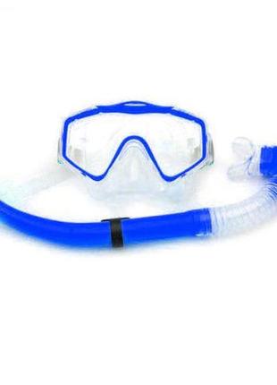 Маска и трубка mask and snorkel, синий