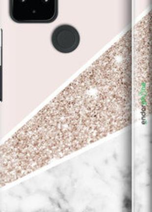 Чехол на google pixel 5 xl пастельный мрамор "4342m-2033-8094", надежная защита на телефон