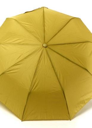 Зонт от дождя женский полуавтомат полиэстер салатовый арт.119-3 toprain (китай)