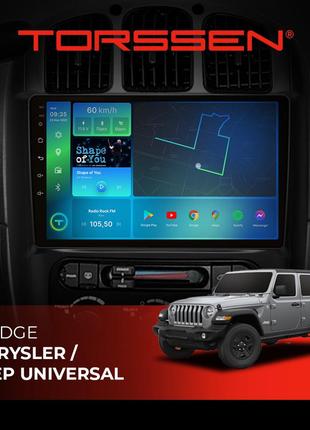 Штатна магнітола torssen dodge/chrysler/jeep universal f10432 4g carplay dsp