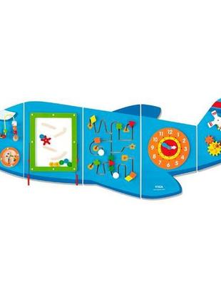Бизиборд viga toys самолетик (50673fsc)