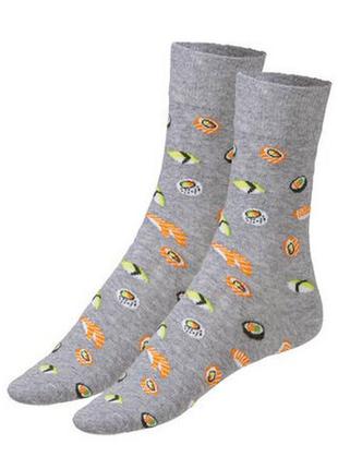 Шкарпетки молодіжні суші, розмір 35-38, колір сірий