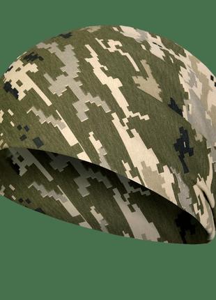 Camotec бандана cm bavovna піксель, військова літня бандана, багатофункціональний головний убір тактичний