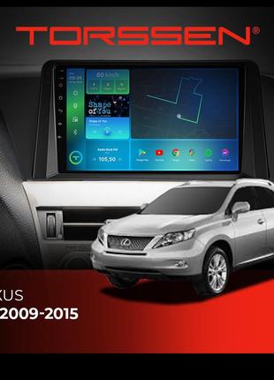 Штатна магнітола torssen lexus rx 09-15 f9232 4g carplay dsp