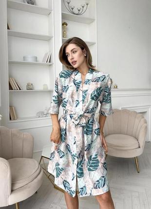 Жіночий літній халат віскоза tropic cosy