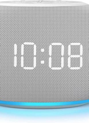 Автоматический звуковой будильник reacher с ночным светом, 20 успокаивающих звуков, светодиодный цифровой