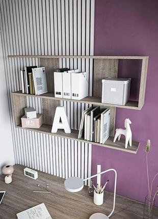 Книжкова полиця furnigrade кп1 сонома 65х110х18