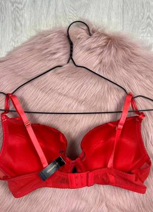 Красивий червоний бюстгалтер від ann summers розмір uk 36d / eur 80d5 фото