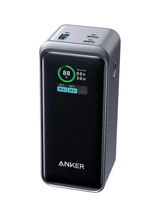 Anker prime 20000 mah power bank (200w) silver потужний павербанк для ноутбука телефона планшета