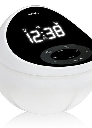 Годинник настільний з радіо technoline wt500 black/white (wt500)3 фото