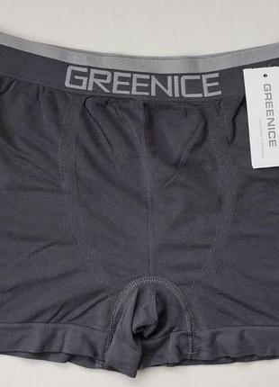Боксеры мужские greenice бесшовные серый темный xxl 4281