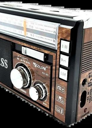 Радиоприемник golon rx-381 многофункциональный