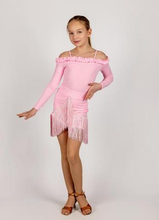 Платье розовое romantic pink, боди+юбка