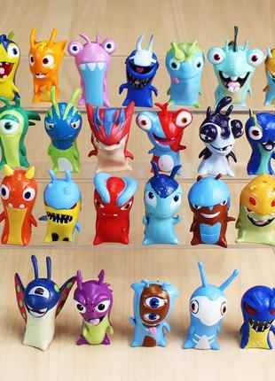 Rest набір фігурок з мультсеріалу slugterra. ігровий набір слагтерра 24 іграшки