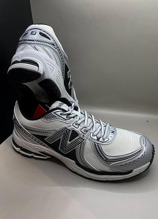 Чоловічі кросівки nb 860 біло-сірого кольору 41-45р