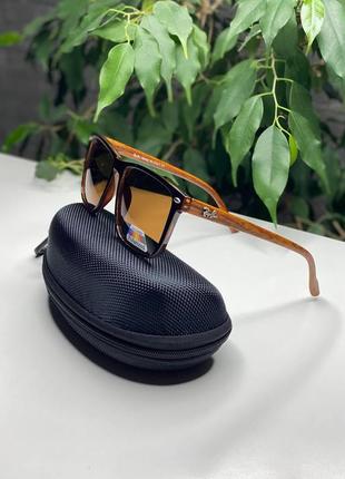 Сонцезахисні окуляри 😎 ray ban чоловічі   коричневий