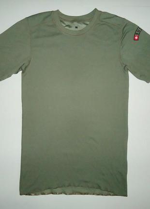 Футболка армійська suisse layer1 polyester olive олива швейцарська (m)
