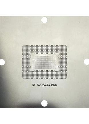 Трафарет bga прямого нагрева gf104-325-a1 (0.50 mm) 90 x 90 mm