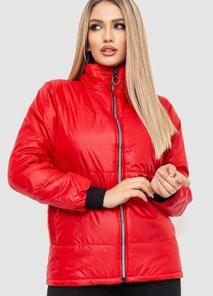 Куртка жіноча демісезонна, колір червоний, 244r012