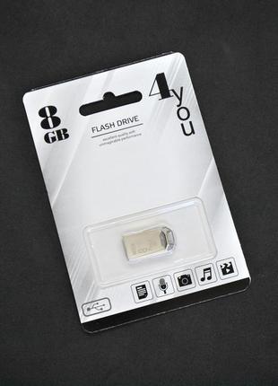 Флеш-накопитель usb 8gb 4you 110 metal series